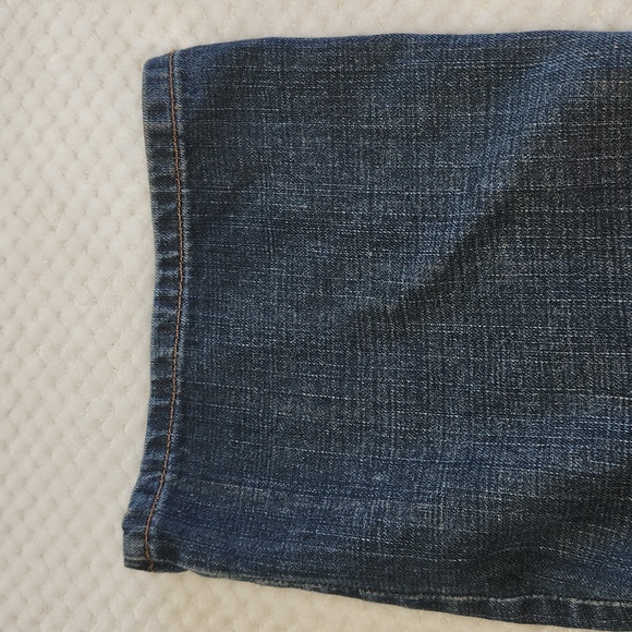 LEVI'S 569 MENS JEANS SIZE W36 L30 WASHED BLUE DENIM - Picture 9 of 9